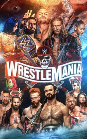 عرض WWE WrestleMania 37 Part 1 2021 مترجم